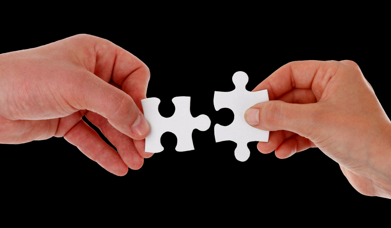 Puzzle pieces hold