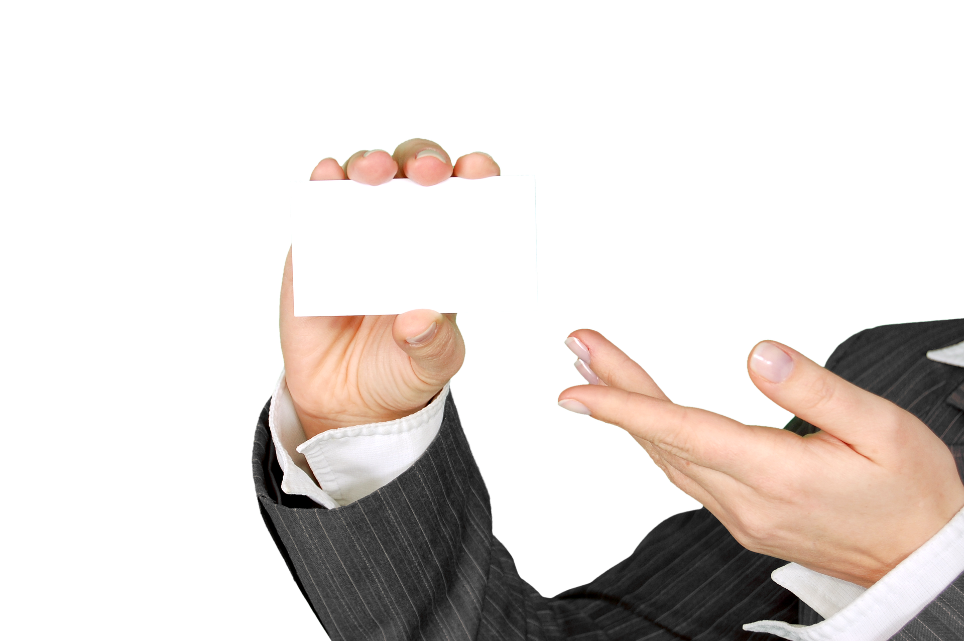 Business card blank